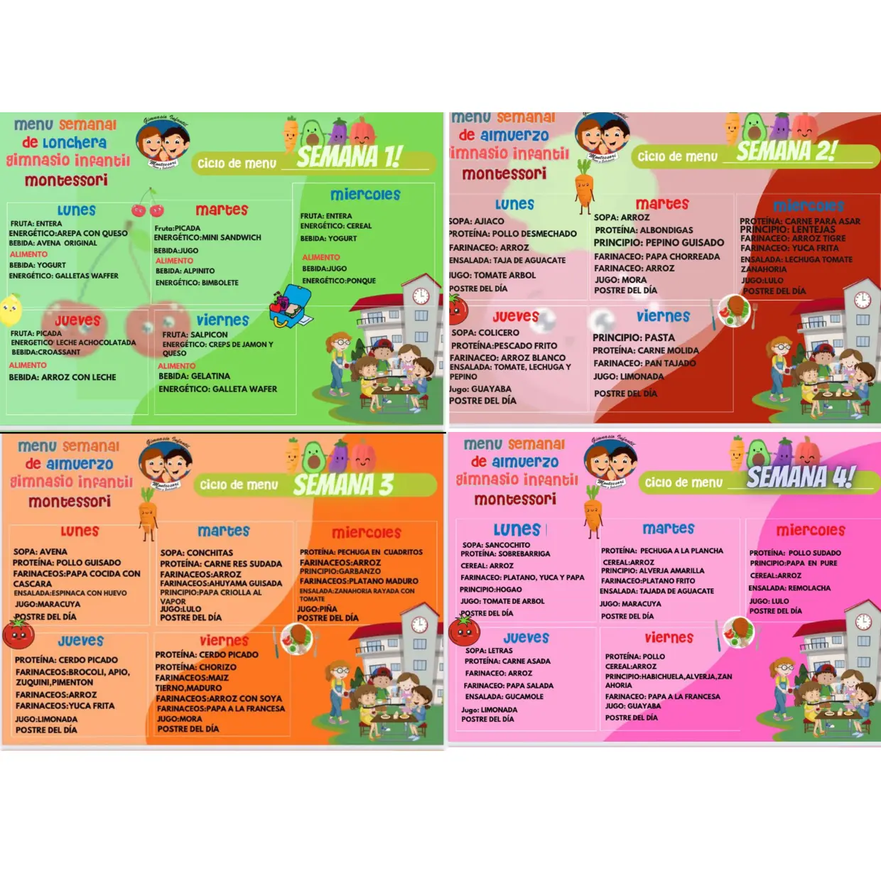 Menú Infantil
